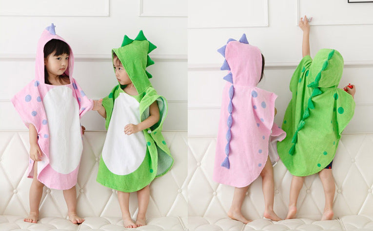 Hooded Dinosaur Towel