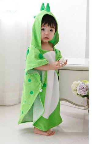 Hooded Dinosaur Towel