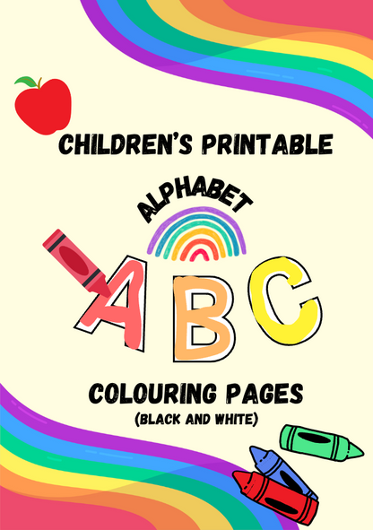 Alphabet Colouring Pages