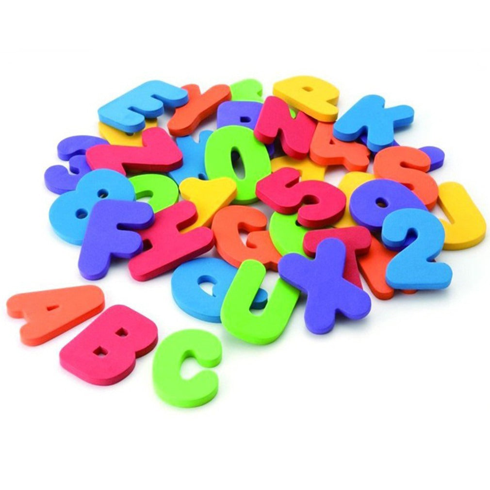 Babies Bath Letters and Numbers