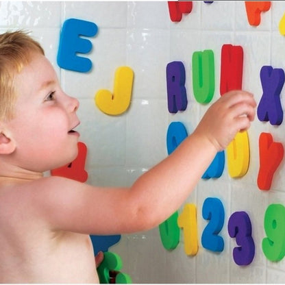 Babies Bath Letters and Numbers