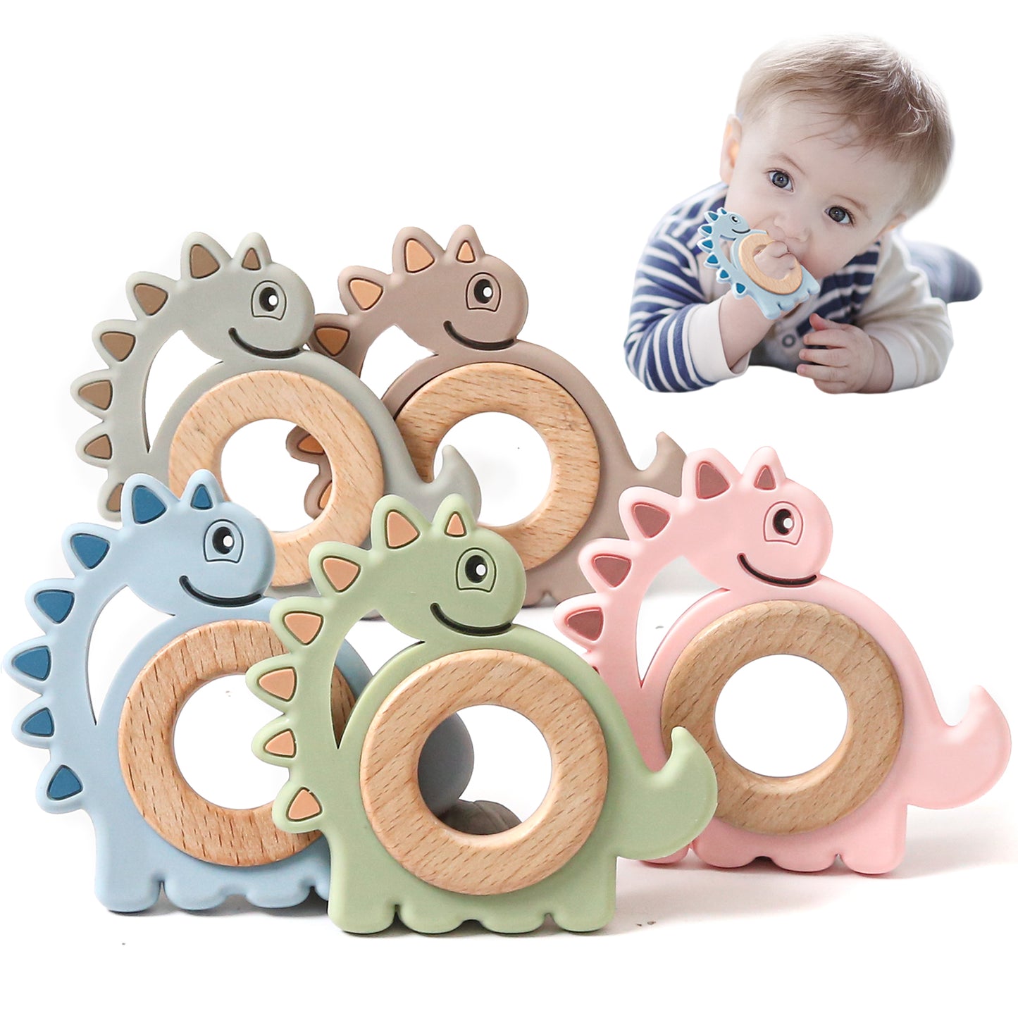 Dinosaur Teething Ring