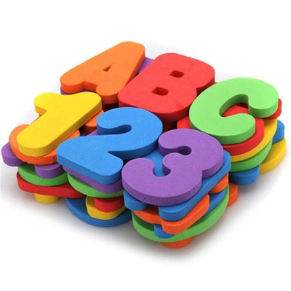 Babies Bath Letters and Numbers